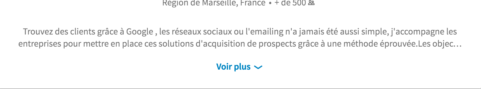 résumé linkedin olivier aloccio